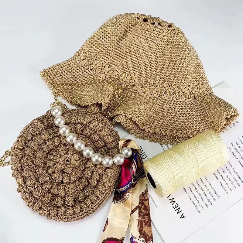 Bag Accessories- Bag Chain / Pearl Chain/ Pearl Bag Handle/ Bag Straps/ Shoulder Straps/  珍珠包包链条/包包肩带/单肩斜挎链条/ 珍珠包配件diy材料