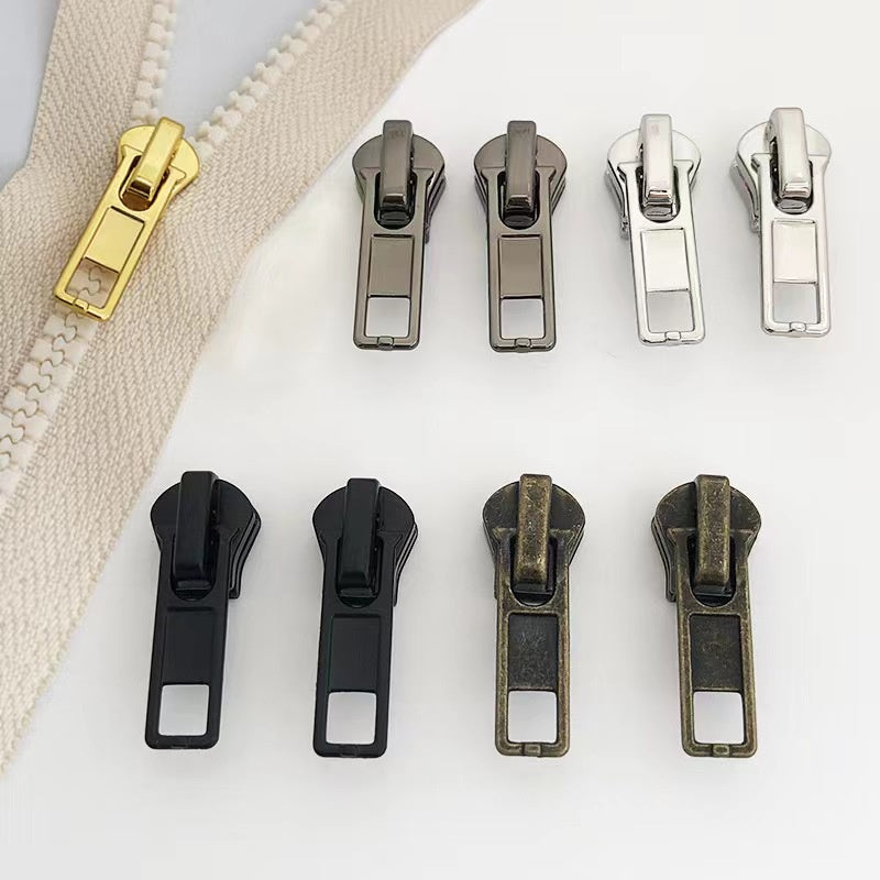 Metal Pin Lock Slider/ Open Ended Zipper Head/ Clothing / Jacket Zipper Head/ Zipper Accessories / Kepala Zip Jacket
