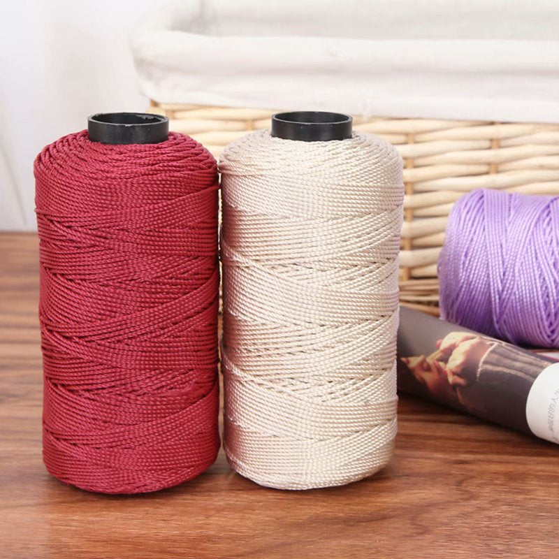 Benang Kait Beg/ Benang PP/ Benang Nylon/ Nylon Crochet Yarn/ Bag Crochet Yarn/ Rope Yarn/ Knitting Yarn