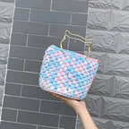 1 pair - Crochet Bag Handle Ring/ D Handle/ Cat ear Bag Handle/ Pemegang Beg/  Bag Handle Replacement/ Bag Accessories