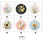 Embroidery Kit Needlework/ Beginner Embroidery Set/ Set Sulaman Tangan/ DIY cross stitch set