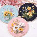 Embroidery Kit Needlework/ Beginner Embroidery Set/ Set Sulaman Tangan/ DIY cross stitch set