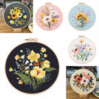 Embroidery Kit Needlework/ Beginner Embroidery Set/ Set Sulaman Tangan/ DIY cross stitch set