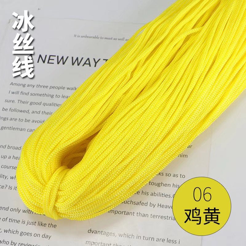 Benang PP 3mm/ Benang Nylon Crochet/ Tali PP / Bag Crochet Yarn/ PP Rope/ Bag Yarn/ Benang Tali Nylon