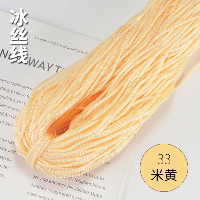 Benang PP 3mm/ Benang Nylon Crochet/ Tali PP / Bag Crochet Yarn/ PP Rope/ Bag Yarn/ Benang Tali Nylon