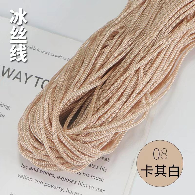 Benang PP 3mm/ Benang Nylon Crochet/ Tali PP / Bag Crochet Yarn/ PP Rope/ Bag Yarn/ Benang Tali Nylon