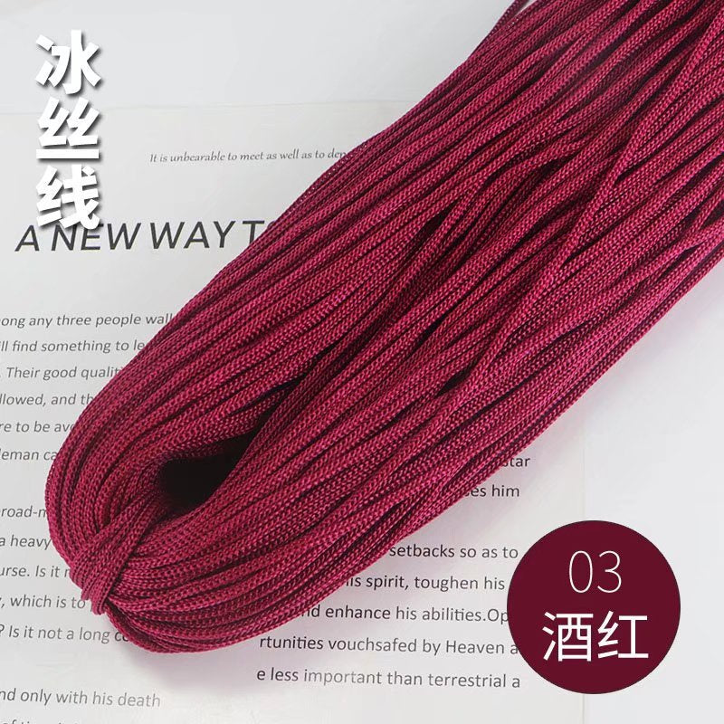 Benang PP 3mm/ Benang Nylon Crochet/ Tali PP / Bag Crochet Yarn/ PP Rope/ Bag Yarn/ Benang Tali Nylon