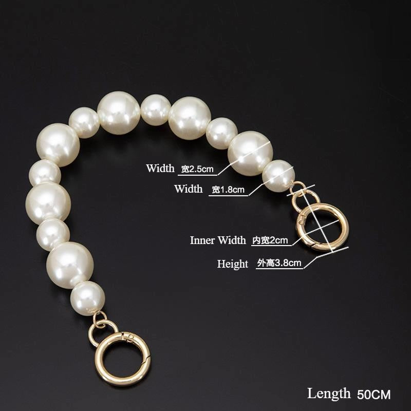 Acrylic Bag Chain- Bag Accessories/ Pearl Chain/ Pearl Bag Handle/ Bag Straps/Bag Charms