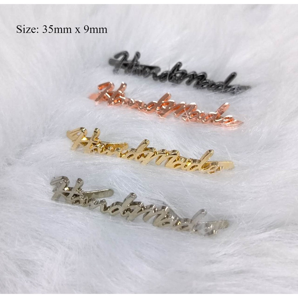 Metal Label Tag/ Bag label/ Bag Tag/ Handmade Bag Logo/ Beg Logo/ DIY Handmade Label/ DIY bag Logo