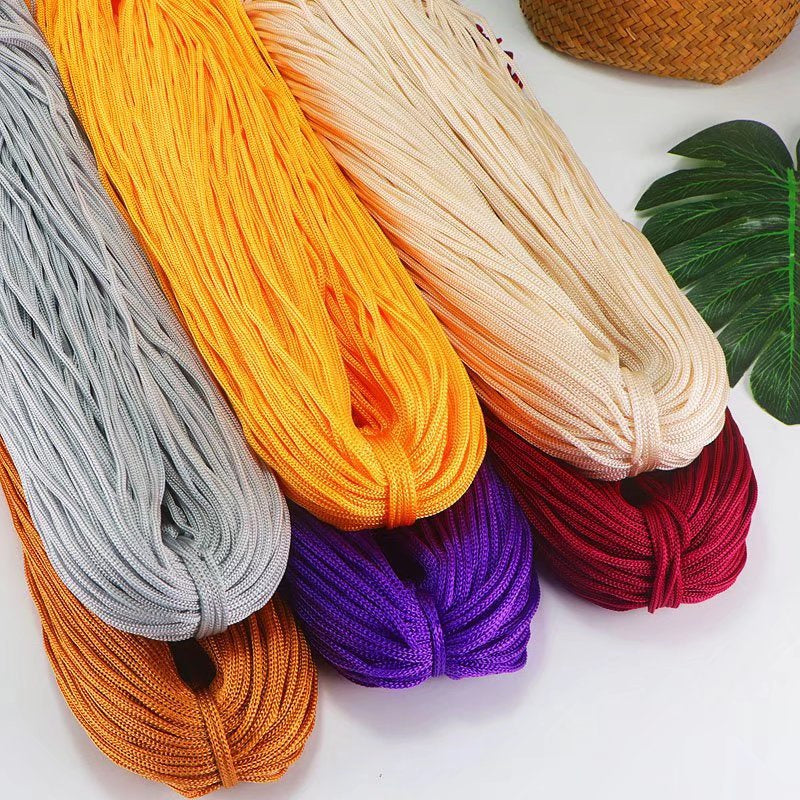Benang PP 3mm/ Benang Nylon Crochet/ Tali PP / Bag Crochet Yarn/ PP Rope/ Bag Yarn/ Benang Tali Nylon