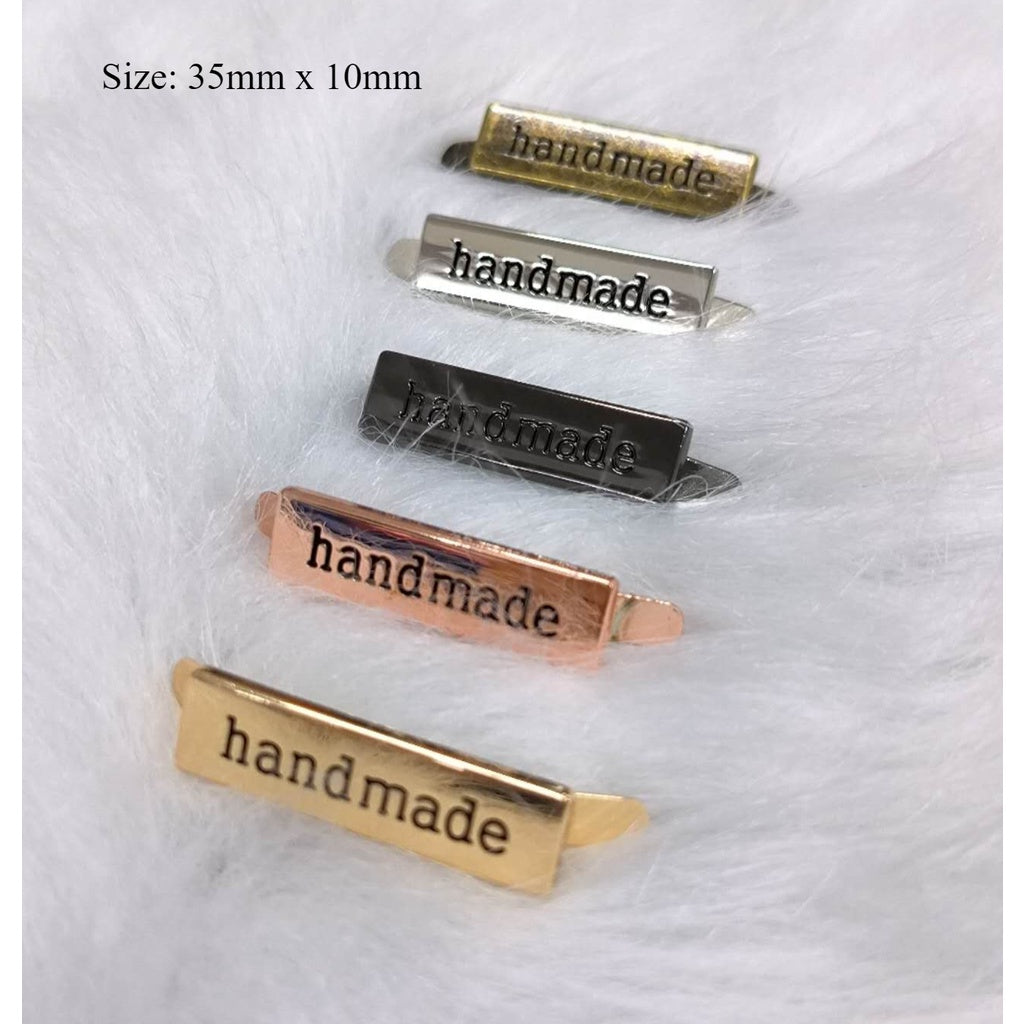 Metal Label Tag/ Bag label/ Bag Tag/ Handmade Bag Logo/ Beg Logo/ DIY Handmade Label/ DIY bag Logo