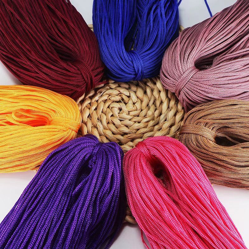 Benang PP 3mm/ Benang Nylon Crochet/ Tali PP / Bag Crochet Yarn/ PP Rope/ Bag Yarn/ Benang Tali Nylon