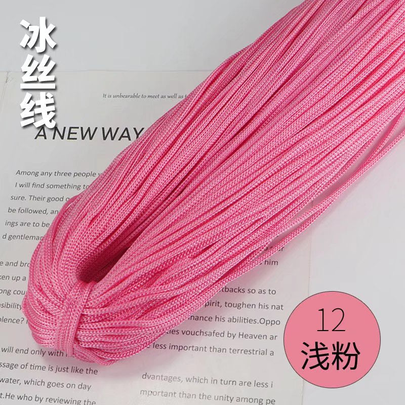 Benang PP 3mm/ Benang Nylon Crochet/ Tali PP / Bag Crochet Yarn/ PP Rope/ Bag Yarn/ Benang Tali Nylon