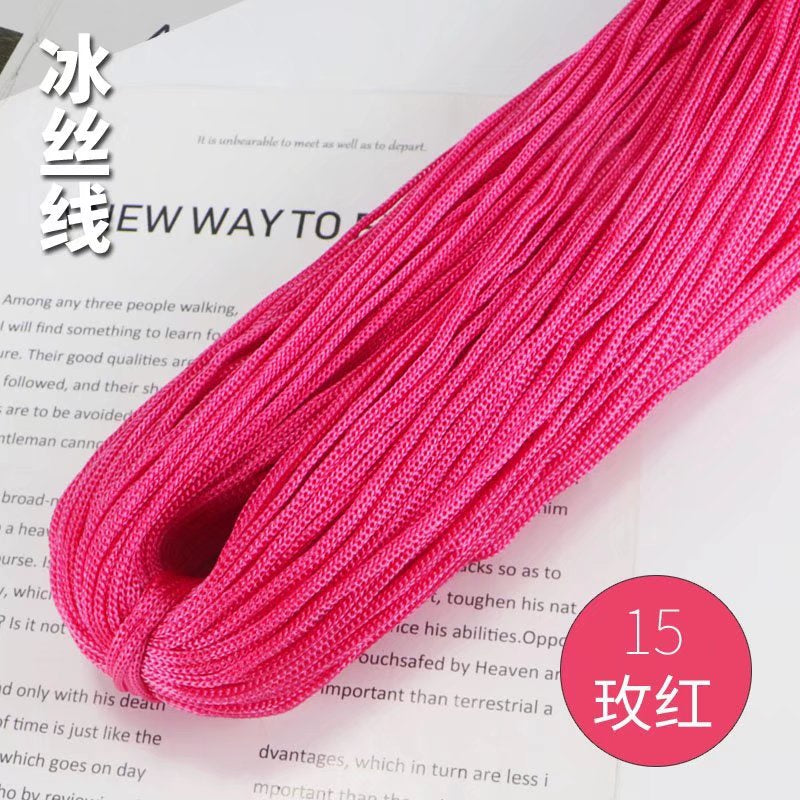 Benang PP 3mm/ Benang Nylon Crochet/ Tali PP / Bag Crochet Yarn/ PP Rope/ Bag Yarn/ Benang Tali Nylon