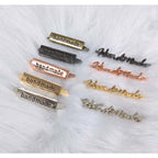 Metal Label Tag/ Bag label/ Bag Tag/ Handmade Bag Logo/ Beg Logo/ DIY Handmade Label/ DIY bag Logo