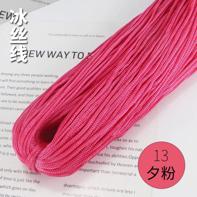 Benang PP 3mm/ Benang Nylon Crochet/ Tali PP / Bag Crochet Yarn/ PP Rope/ Bag Yarn/ Benang Tali Nylon