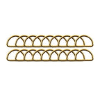 Metal D ring/ Bag Accessories D Buckle 2 Pieces/ D Buckle Ring for Bag/ Semi Ring Ribbon Clasp/ Ring Buckle for Webbing