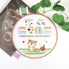 Beginner Embroidery kit/ Starter Embroidery Kit/ Needlework for Beginners/ Basic Stitching Embroidery Set/ Sulam Tangan