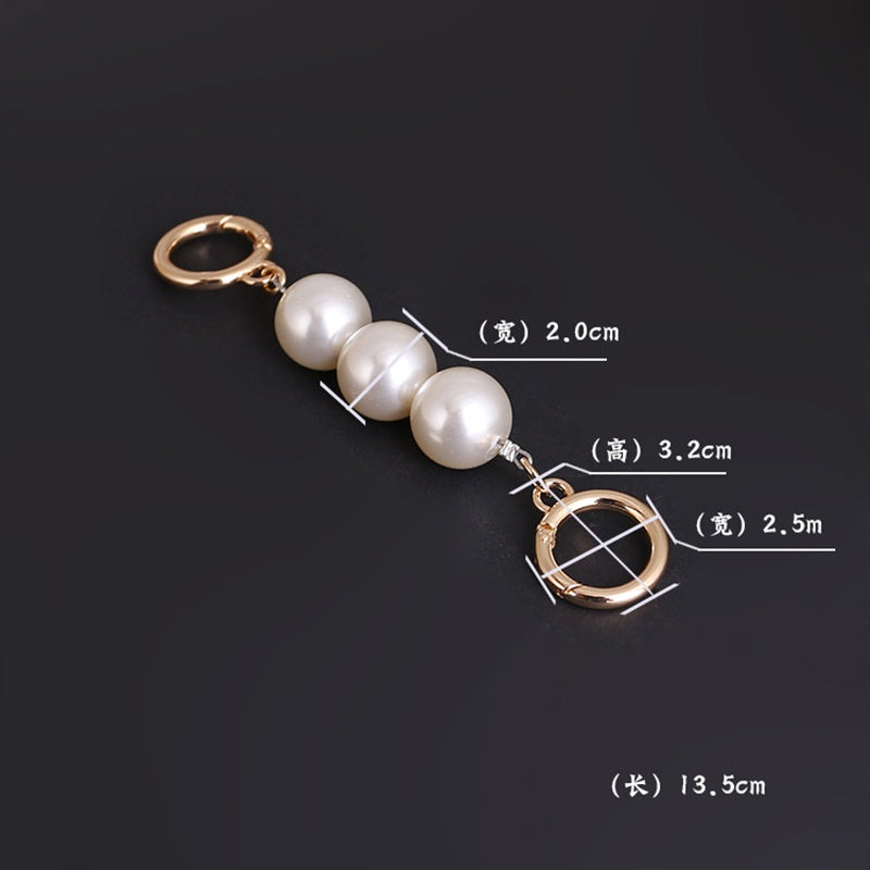 Bag Extension Chain/ Pearl Bag Chain/ Bag Accessories/ Shoulder Strap Extension/ Bag Chain Extension Strap/ Detachable