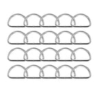 Metal D ring/ Bag Accessories D Buckle 2 Pieces/ D Buckle Ring for Bag/ Semi Ring Ribbon Clasp/ Ring Buckle for Webbing