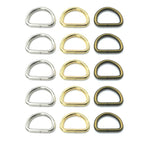 Metal D ring/ Bag Accessories D Buckle 2 Pieces/ D Buckle Ring for Bag/ Semi Ring Ribbon Clasp/ Ring Buckle for Webbing