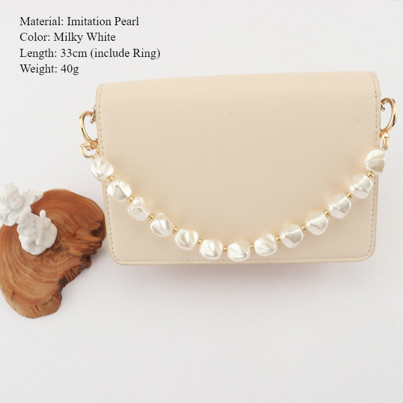 Pearl Bag Chain Handle/ Bag Decoration/ Bag Accessories/ Tali Bag/ Rantai Bag/ Bag Charm/ Pearl Bag Strap