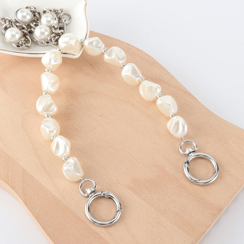 Pearl Bag Chain Handle/ Bag Decoration/ Bag Accessories/ Tali Bag/ Rantai Bag/ Bag Charm/ Pearl Bag Strap