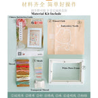 CLEARNCE Embroidery Kit Needlework/ DIY Cartoon Embroidery/ Embroidery Set With Photo Frame/ Sulaman Tangan/ Kraft Sulam