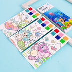 CLEARANCE Children Coloring Note/ Watercolor Note/ Children Painting Sticky Note/  Pocket Painting Note/ Coloring Book