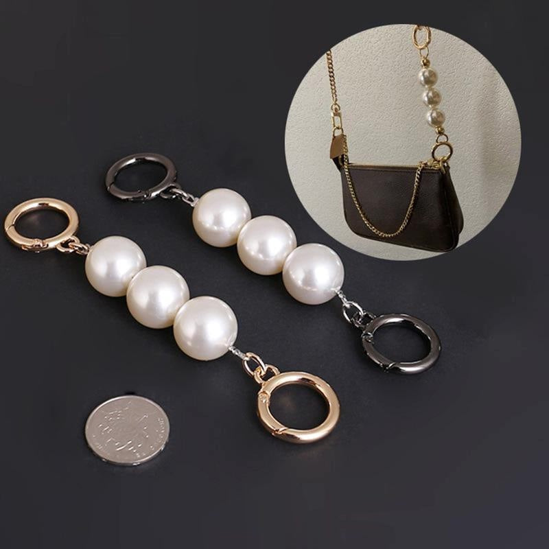 Bag Extension Chain/ Pearl Bag Chain/ Bag Accessories/ Shoulder Strap Extension/ Bag Chain Extension Strap/ Detachable