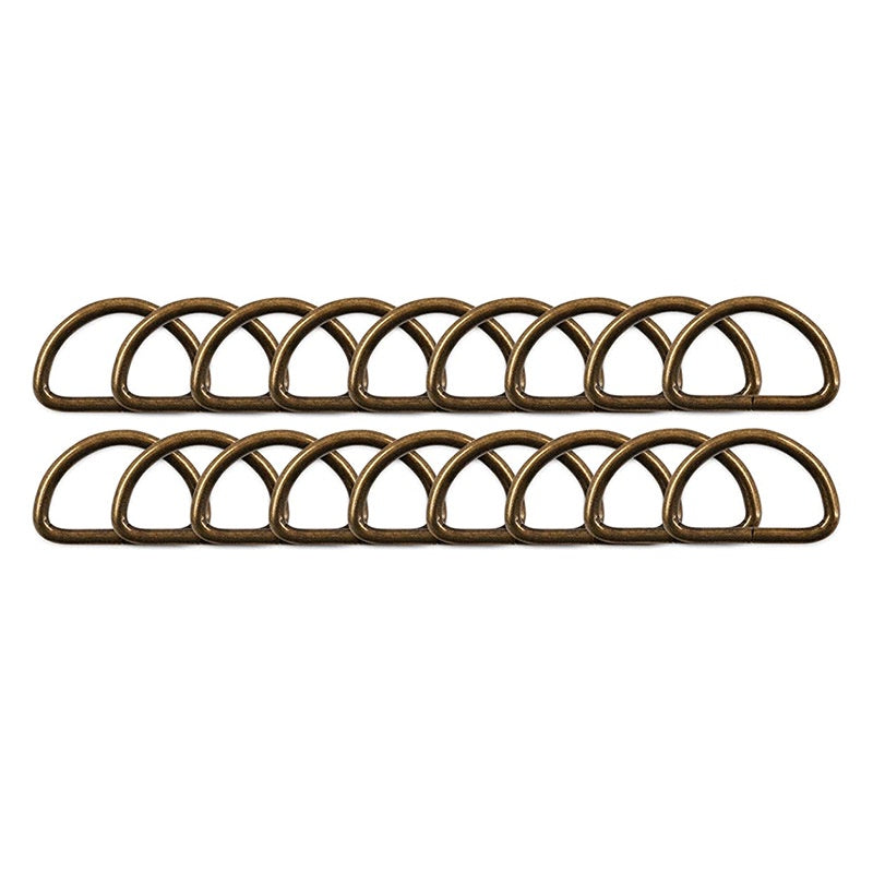 Metal D ring/ Bag Accessories D Buckle 2 Pieces/ D Buckle Ring for Bag/ Semi Ring Ribbon Clasp/ Ring Buckle for Webbing