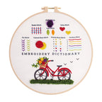 Beginner Embroidery kit/ Starter Embroidery Kit/ Needlework for Beginners/ Basic Stitching Embroidery Set/ Sulam Tangan