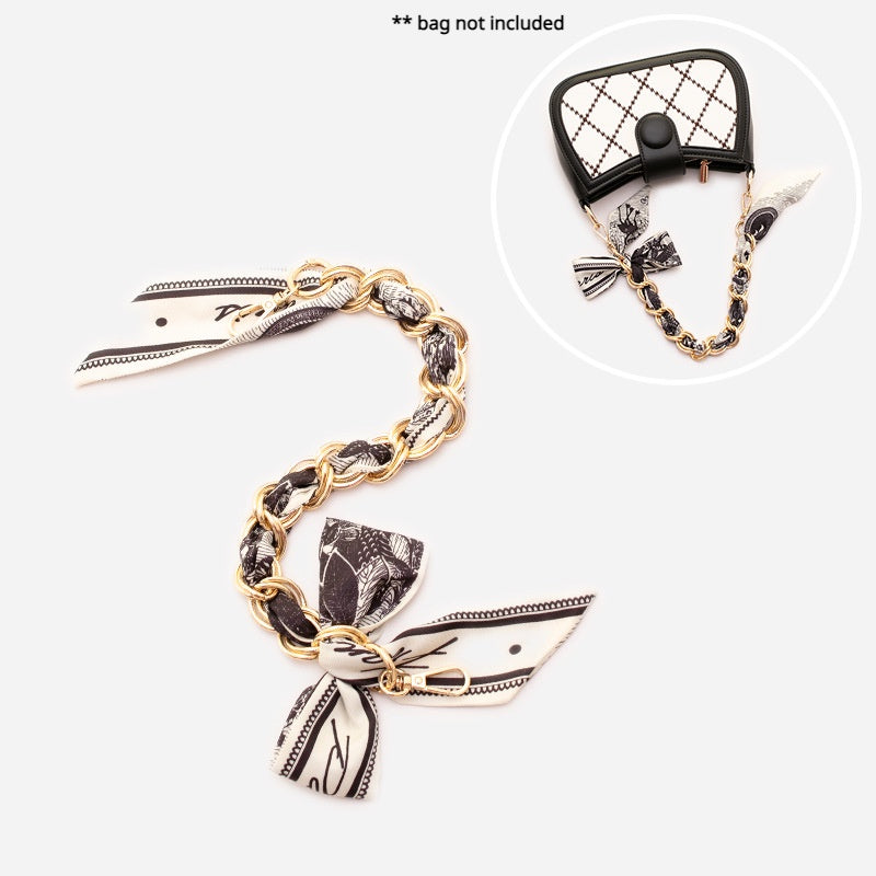 Bag Chain Bowknot Bag Strap Portable Purse Bag Accessories Decorative Ornaments Hand Strap underarm bag strap