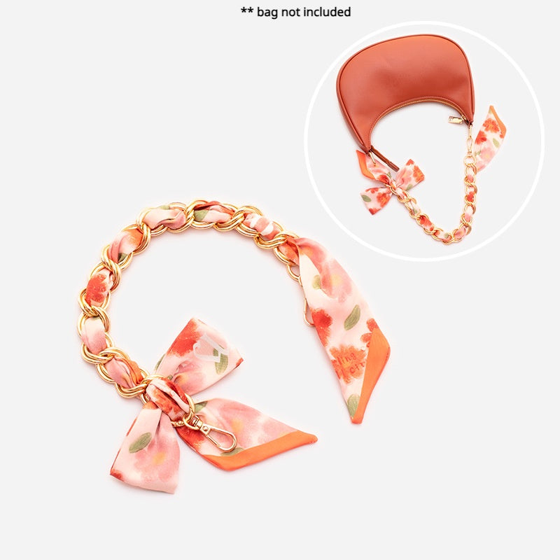 Bag Chain Bowknot Bag Strap Portable Purse Bag Accessories Decorative Ornaments Hand Strap underarm bag strap
