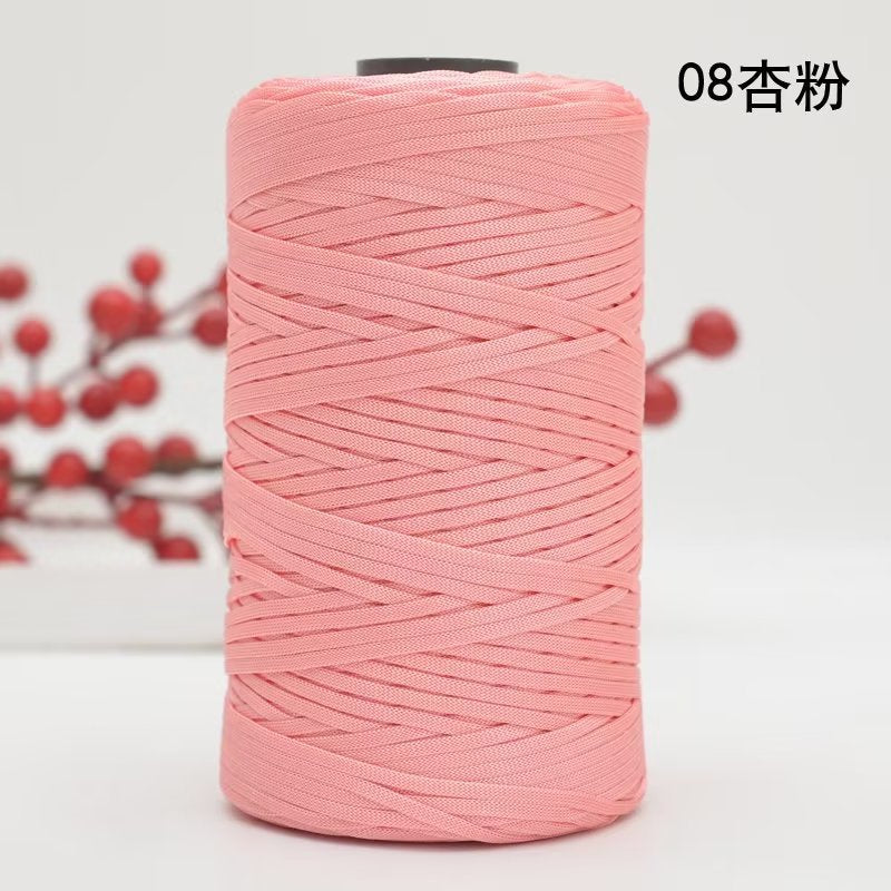 250g Flat Ribbon Yarn/ benang kait beg/ Icy Yarn/ Tape Yarn/ Tali Beg/ crochet yarn/ 丝光线/冰丝棉麻扁带线