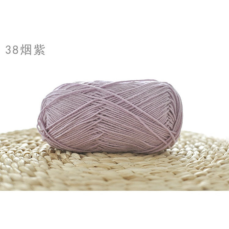 4ply Milk Cotton Yarn (36 - 67) / Meng Wawa Yarn/ Crochet Yarn/ Knitting Yarn/ Benang Kait Milk Cotton 雪妃尔萌娃娃4股牛奶线棉纱线