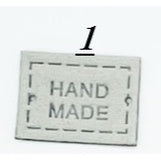 5pcs Handmade Microfiber Label Tag Color Tag Mini Tag handmade 迷你彩色手工制作标签