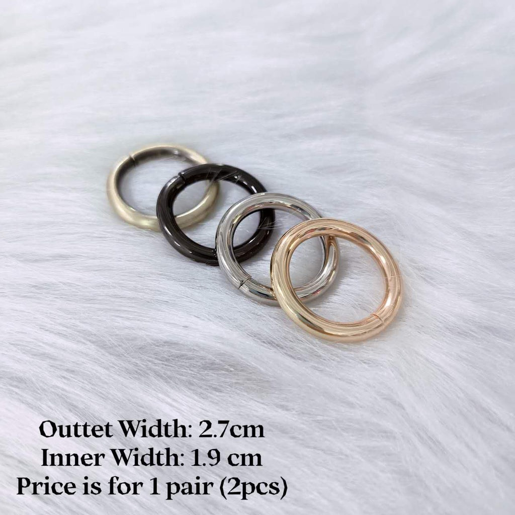 Seamless Ring / Link Loop Ring/ Jump Ring Connector for Bag / Open End Circle Connection Buckle/ Metal Buckle Ring