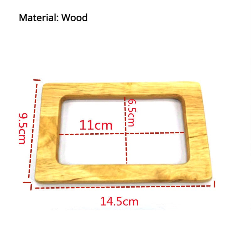 1 pair (2pcs) DIY bag accessories Wooden / Bamboo Bag Handle Wood Handle Pemegang Beg Kayu Bamboo Bag Handle