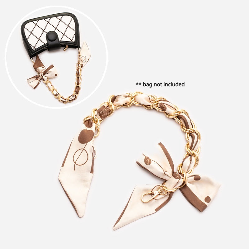 Bag Chain Bowknot Bag Strap Portable Purse Bag Accessories Decorative Ornaments Hand Strap underarm bag strap
