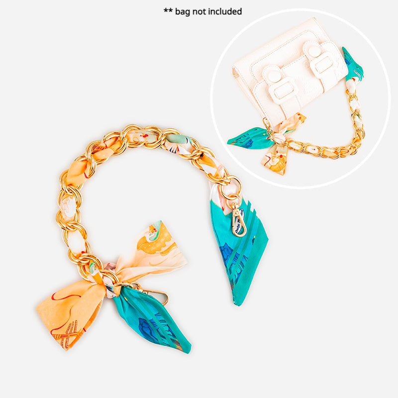 Bag Chain Bowknot Bag Strap Portable Purse Bag Accessories Decorative Ornaments Hand Strap underarm bag strap