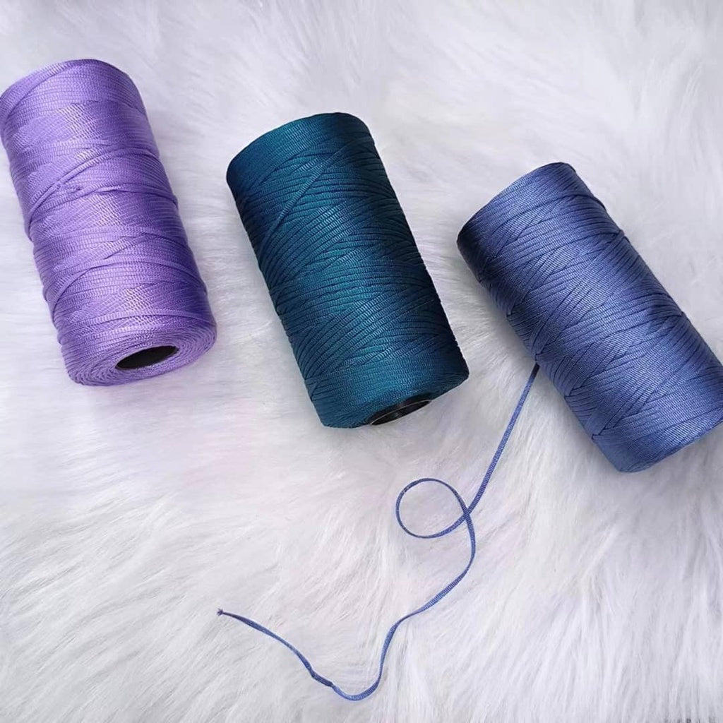 250g Flat Ribbon Yarn/ benang kait beg/ Icy Yarn/ Tape Yarn/ Tali Beg/ crochet yarn/ 丝光线/冰丝棉麻扁带线