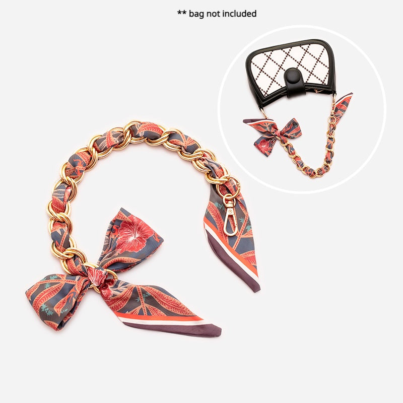 Bag Chain Bowknot Bag Strap Portable Purse Bag Accessories Decorative Ornaments Hand Strap underarm bag strap