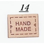 5pcs Handmade Microfiber Label Tag Color Tag Mini Tag handmade 迷你彩色手工制作标签