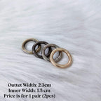 Seamless Ring / Link Loop Ring/ Jump Ring Connector for Bag / Open End Circle Connection Buckle/ Metal Buckle Ring