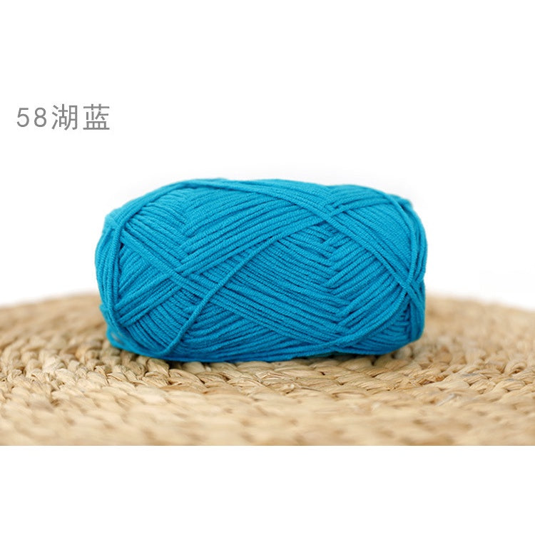 4ply Milk Cotton Yarn (36 - 67) / Meng Wawa Yarn/ Crochet Yarn/ Knitting Yarn/ Benang Kait Milk Cotton 雪妃尔萌娃娃4股牛奶线棉纱线