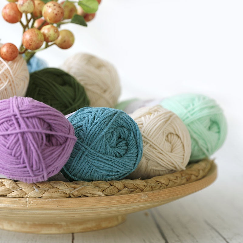 4ply Milk Cotton Yarn (01 - 35) / Meng Wawa Yarn/ Crochet Yarn/ Knitting Yarn/ Benang Kait Milk Cotton 雪妃尔萌娃娃4股牛奶线棉纱线