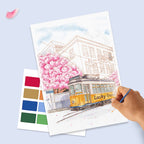 CLEARANCE Creative Watercolor Painting Book Decompression Coloring Book Graffiti Drawing Book Cartoon with Paint