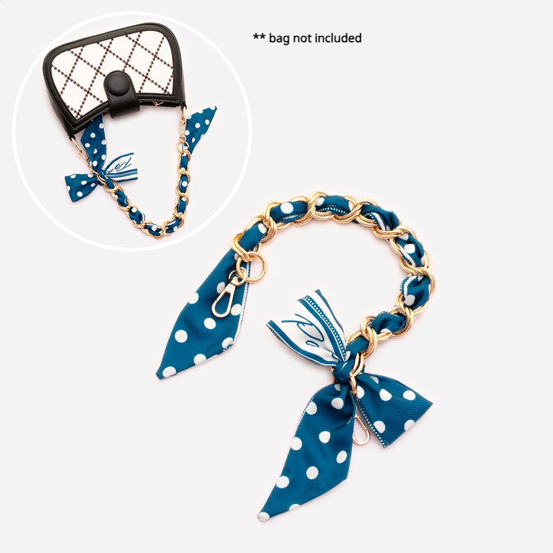 Bag Chain Bowknot Bag Strap Portable Purse Bag Accessories Decorative Ornaments Hand Strap underarm bag strap