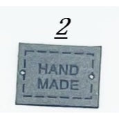 5pcs Handmade Microfiber Label Tag Color Tag Mini Tag handmade 迷你彩色手工制作标签
